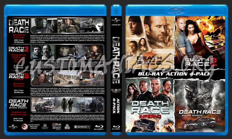 Death Race 4-Pack blu-ray cover