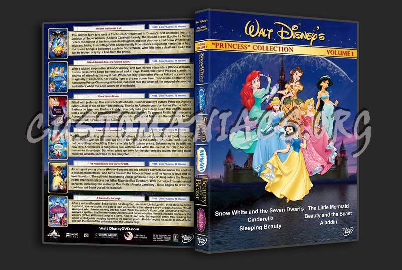 Disney Princess Collection - Volume 1 dvd cover