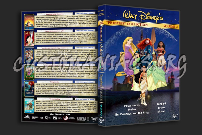 Disney Princess Collection - Volume 2 dvd cover