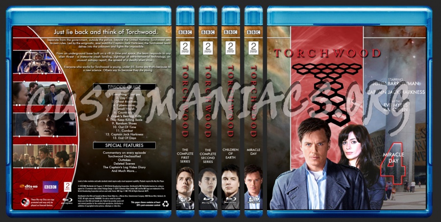 Torchwood Tv Series blu-ray cover