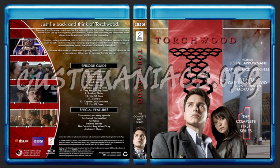Torchwood Tv Series blu-ray cover