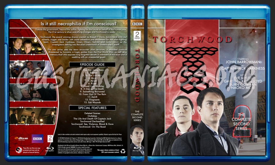 Torchwood Tv Series blu-ray cover