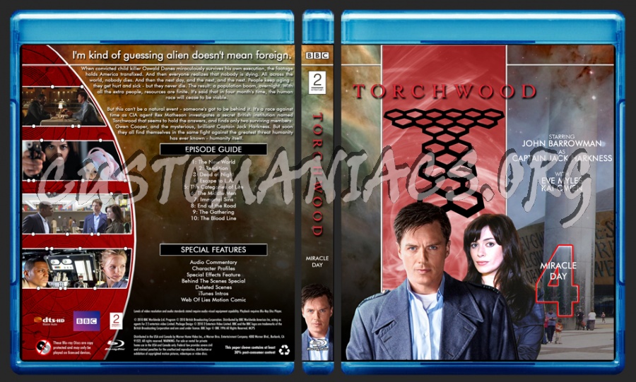 Torchwood Tv Series blu-ray cover