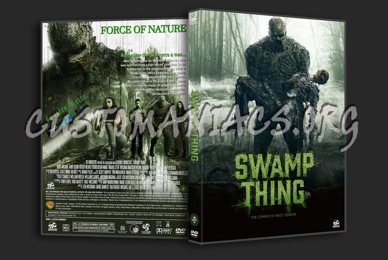 Swamp Thing Season 1 dvd cover