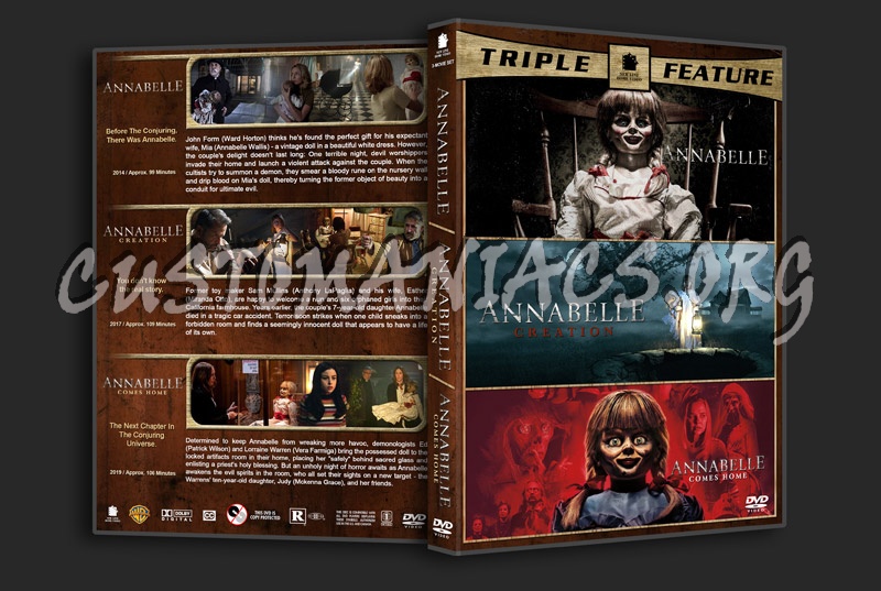 Annabelle Triple Feature dvd cover