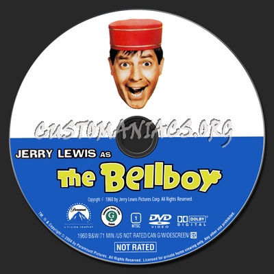 The Bellboy dvd label