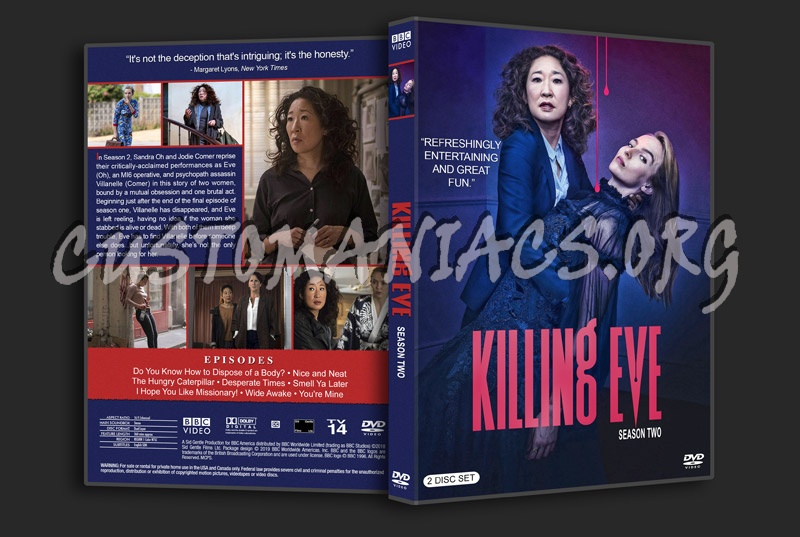 Killing Eve - Season 2 dvd cover