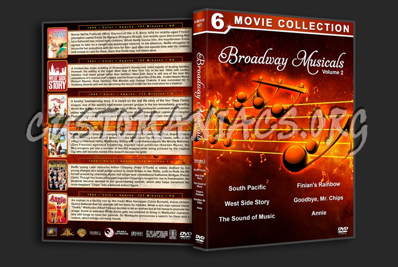 Broadway Musicals - Volume 2 dvd cover