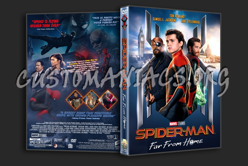 Spider-Man: Far From Home dvd cover