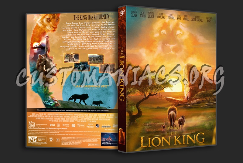 The Lion King 2019 dvd cover