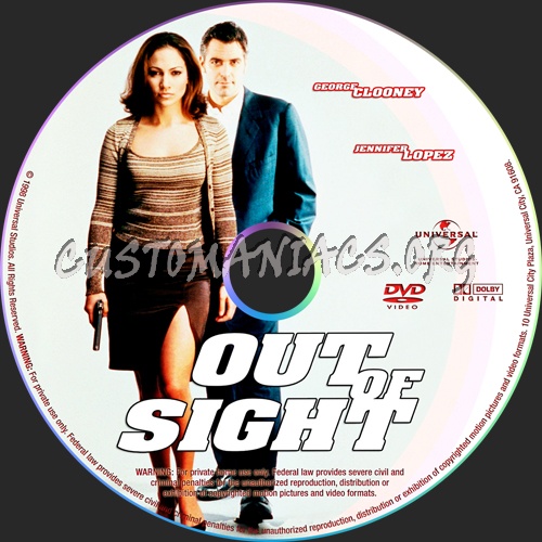 Out of Sight dvd label