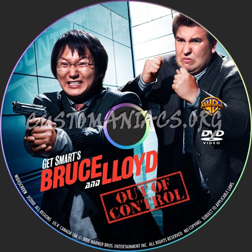 Get Smart's Bruce and Lloyd Out of Control dvd label