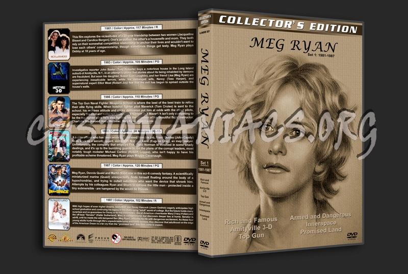 Meg Ryan Filmography - Set 1 (1981-1987) dvd cover