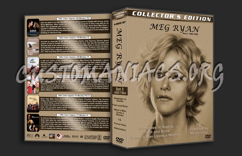 Meg Ryan Filmography - Set 3 (1993-1995) dvd cover