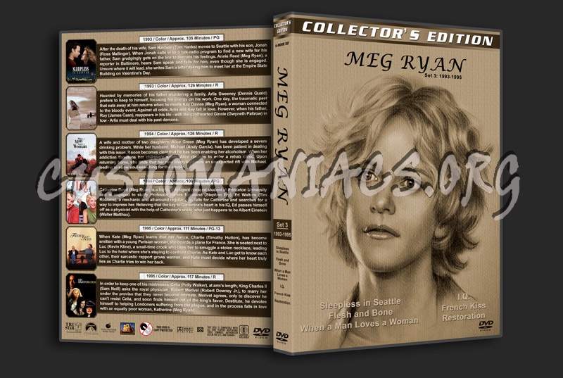 Meg Ryan Filmography - Set 3 (1993-1995) dvd cover