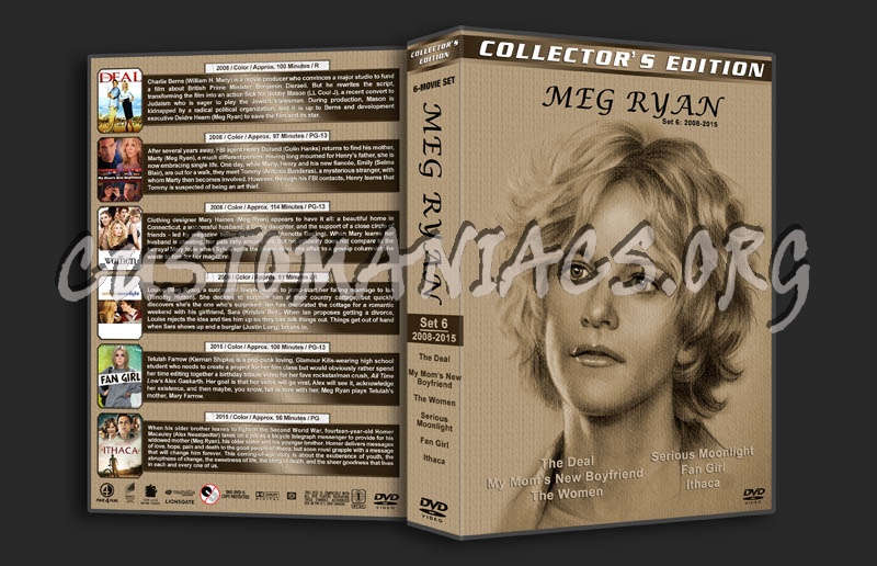 Meg Ryan Filmography - Set 6 (2008-2015) dvd cover