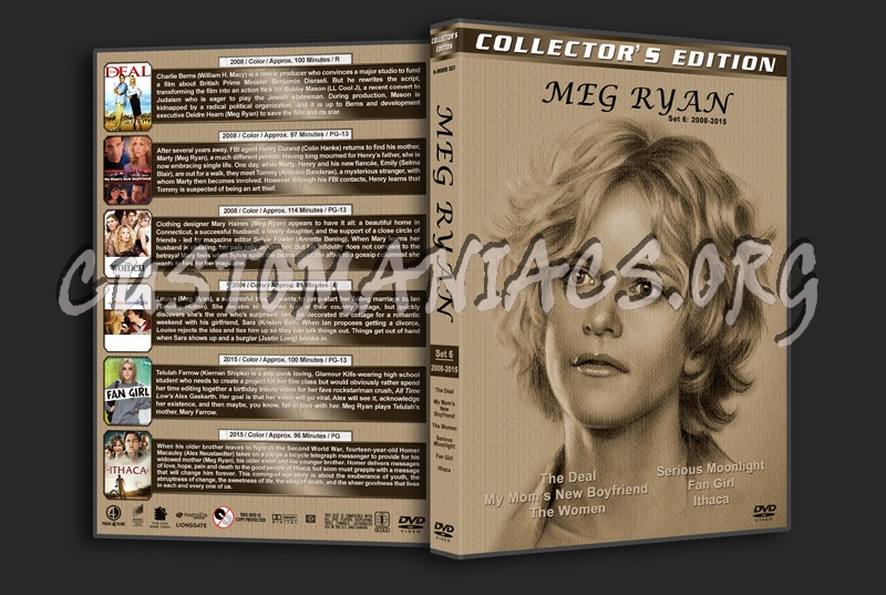 Meg Ryan Filmography - Set 6 (2008-2015) dvd cover