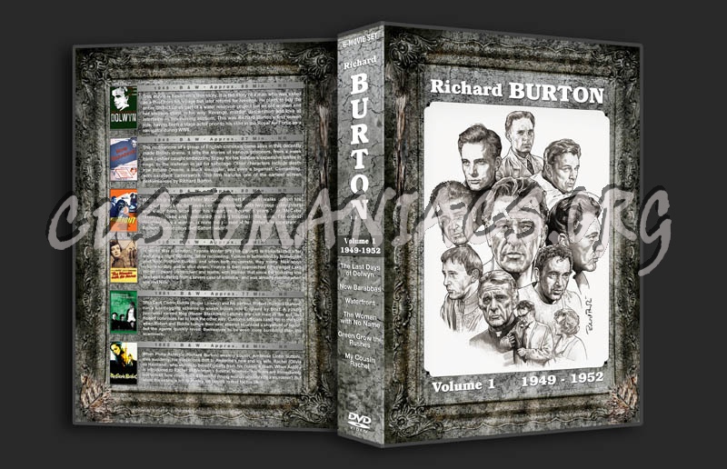 Richard Burton Filmography - Volume 1 (1949-1952) dvd cover