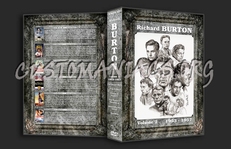 Richard Burton Filmography - Volume 2 (1953-1957) dvd cover