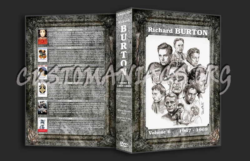 Richard Burton Filmography - Volume 6 (1967-1969) dvd cover