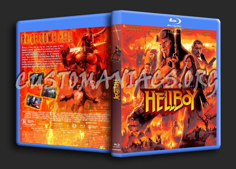 Hellboy (2019) dvd cover