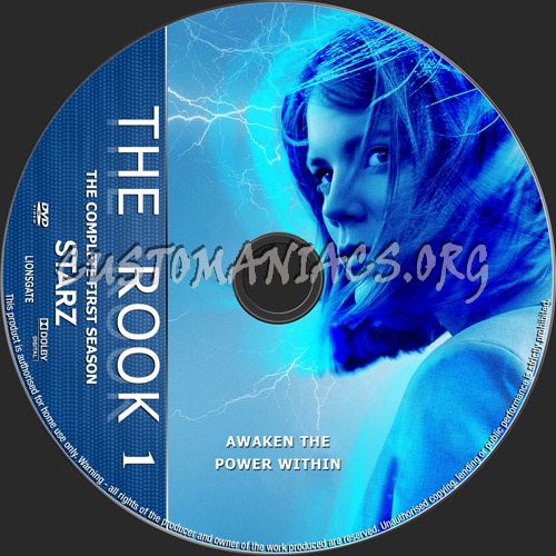 The Rook Season 1 dvd label