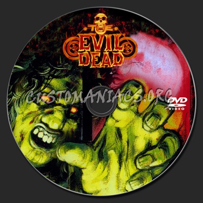 The Evil Dead dvd label