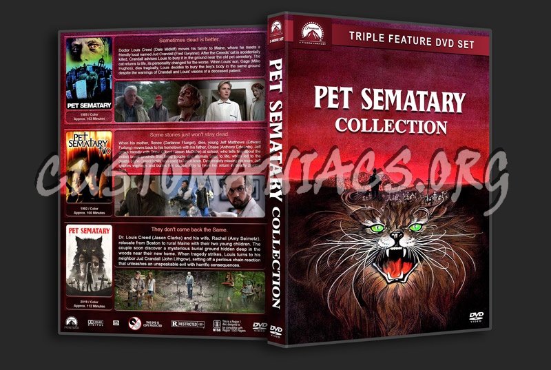 Pet Sematary Collection dvd cover