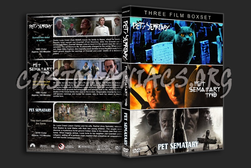 Pet Sematary Triple Feature dvd cover