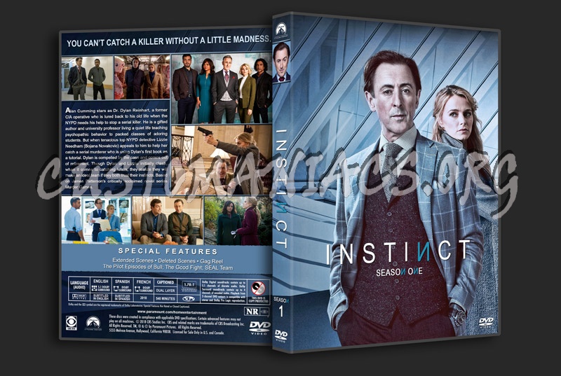 Instinct - Season 1 dvd cover