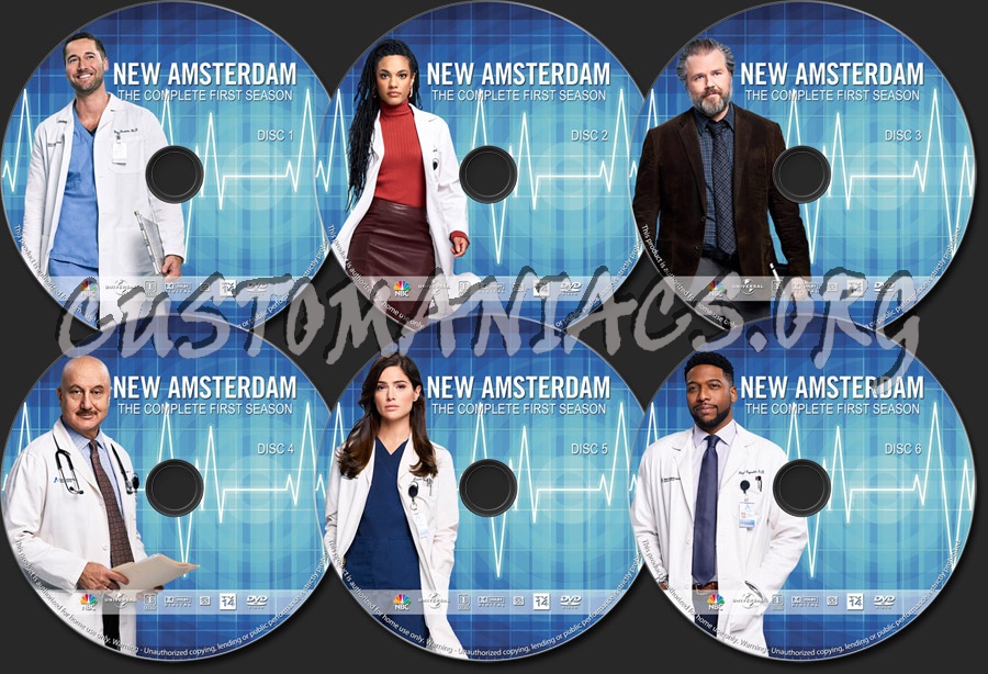 New Amsterdam - Season 1 dvd label