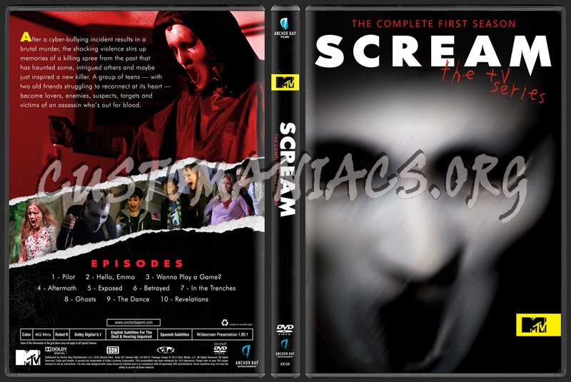 Scream - Season 1 dvd cover