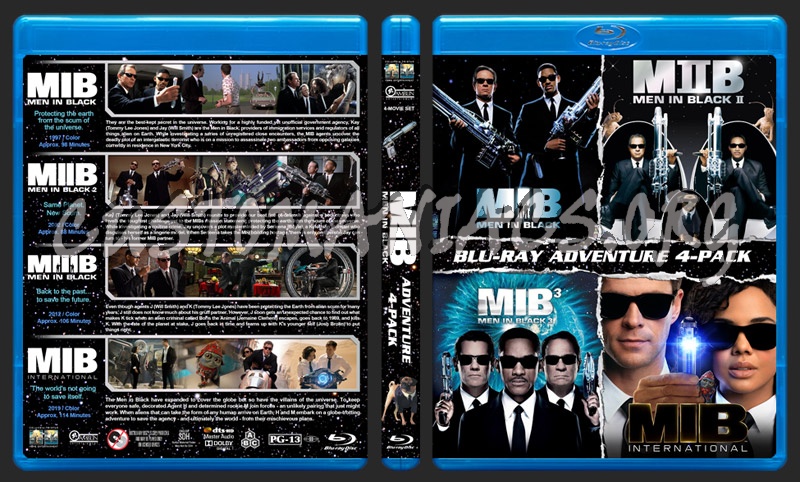 Men in Black 4-Pack blu-ray cover