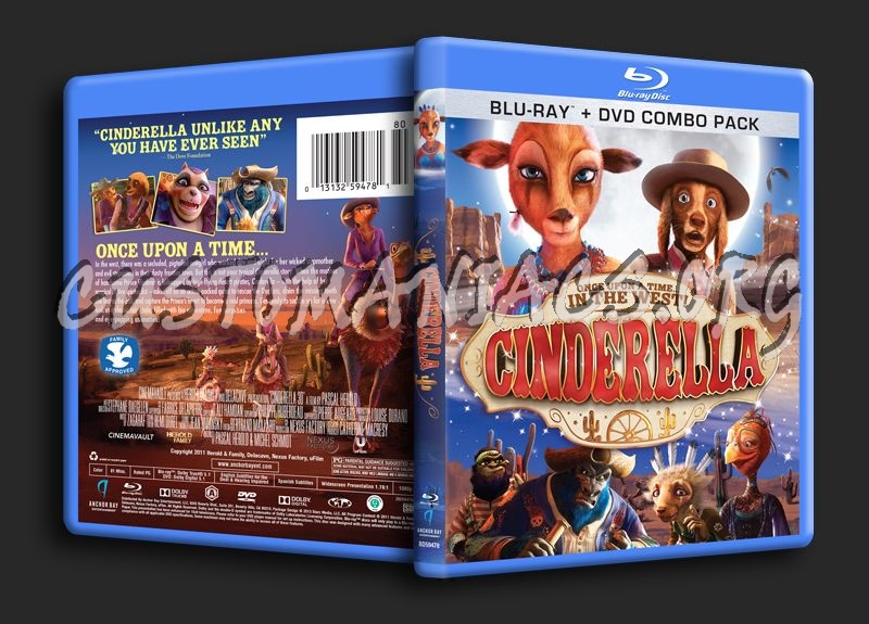 Once upon a Time in the West Cinderella blu-ray cover