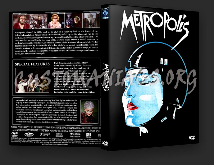 Metropolis dvd cover