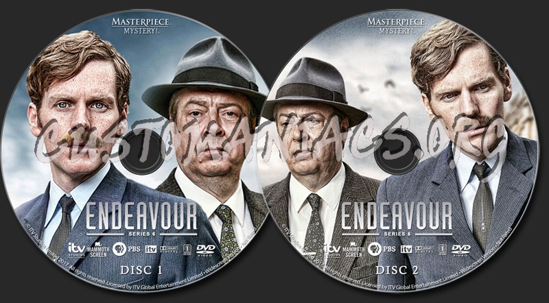Endeavour - Season 6 dvd label
