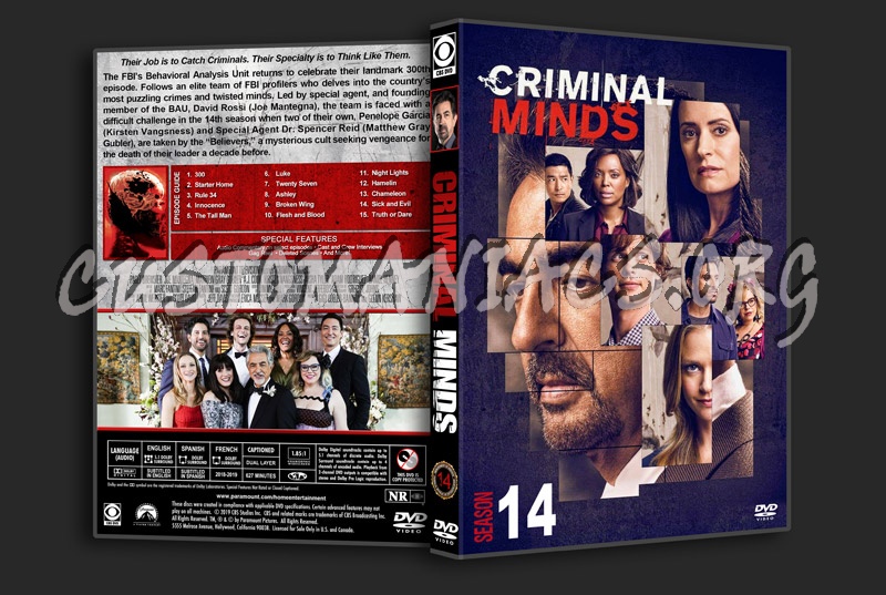 Criminal Minds - Season 14 dvd cover
