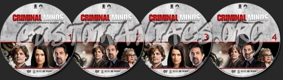 Criminal Minds - Season 14 dvd label