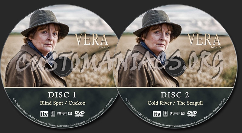 Vera - Set 9 dvd label