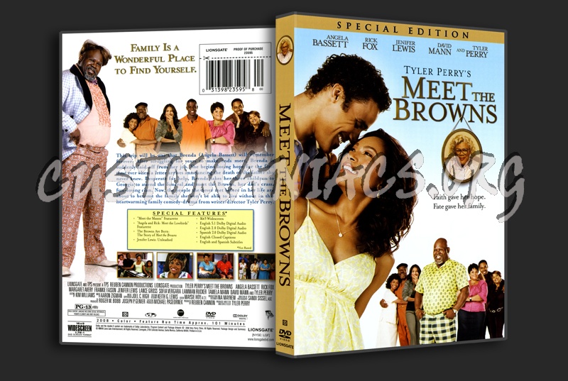 Tyler Perry's Meet The Browns dvd cover