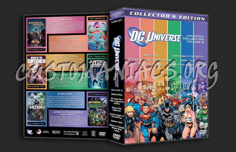DC Universe Animated Collection - Volume 8 dvd cover