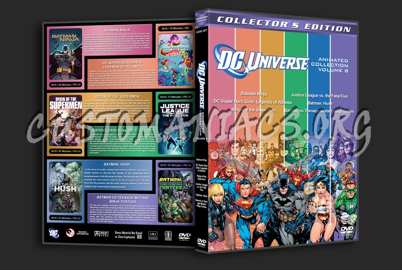 DC Universe Animated Collection - Volume 8 dvd cover