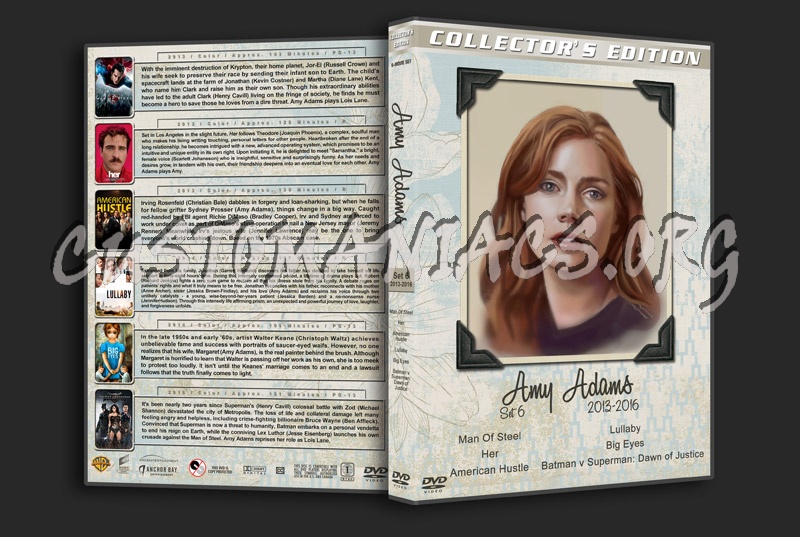 Amy Adams Filmography - Set 6 (2013-2016) dvd cover