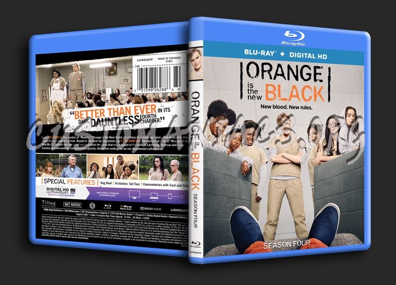 Orange is the New Black Season 4 blu-ray cover