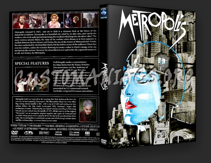 Metropolis dvd cover