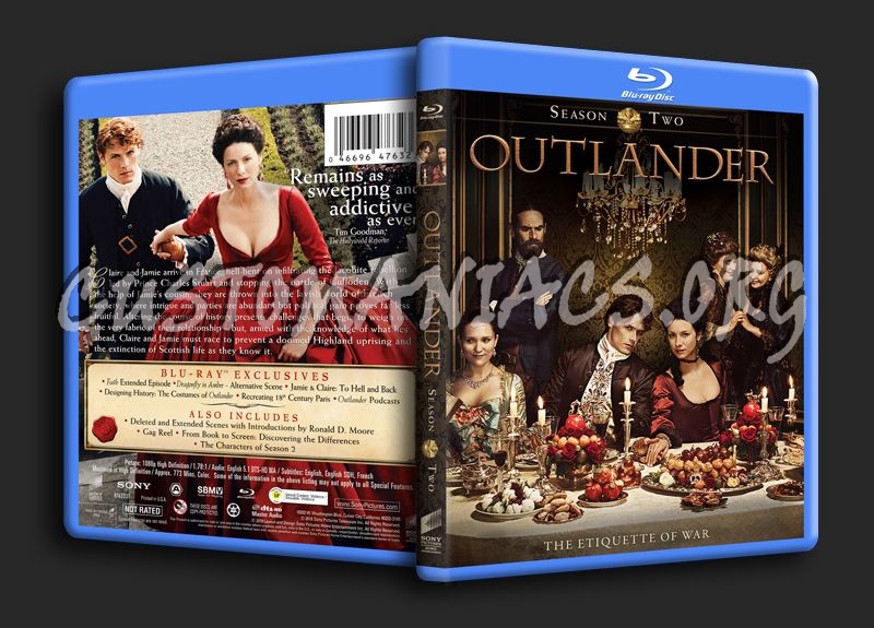 Outlander Season 2 blu-ray cover