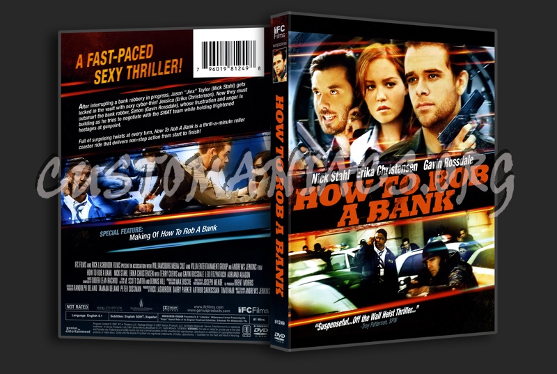 How to Rob a Bank dvd cover