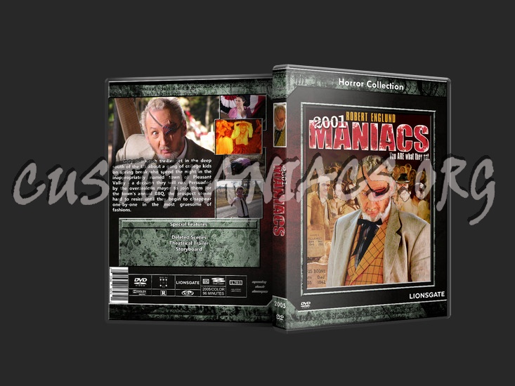 2001 Maniacs dvd cover
