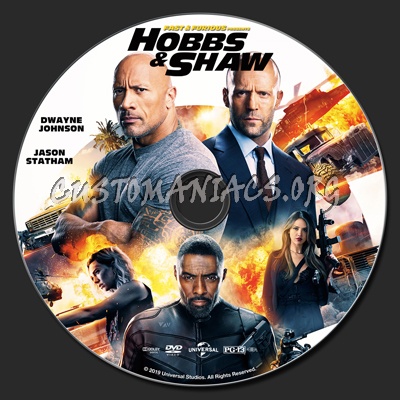 Fast & Furious Presents Hobbs & Shaw dvd label