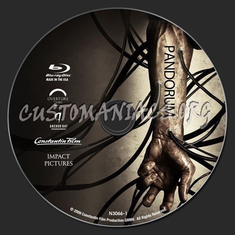 Pandorum blu-ray label